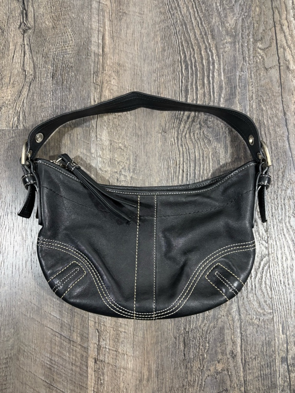 COACH Y2K Vintage Soho Small Hobo Leather Satchel